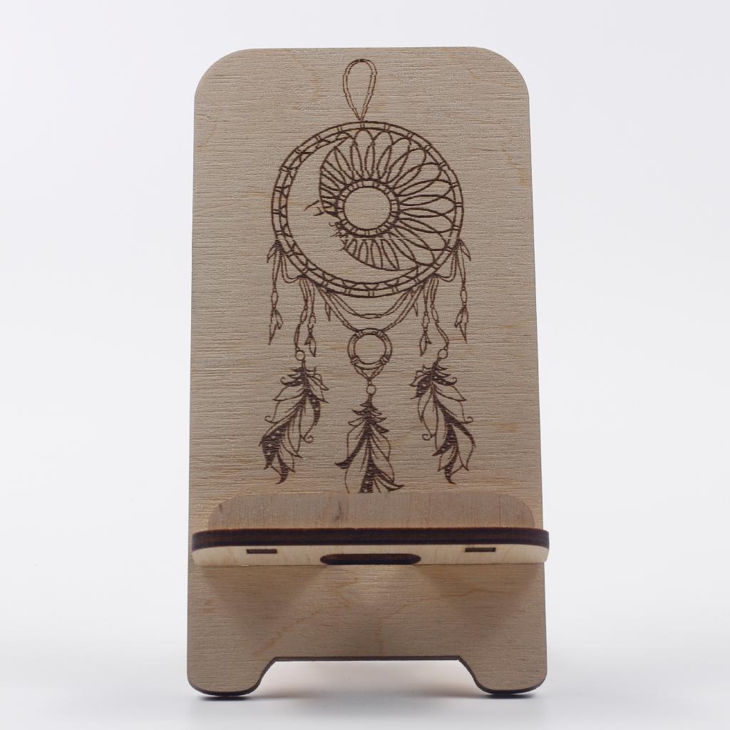 Підставка-тримач для телефону з дерева 50 (03020053) Підставка-тримач для телефону з дерева 50 (03020053)