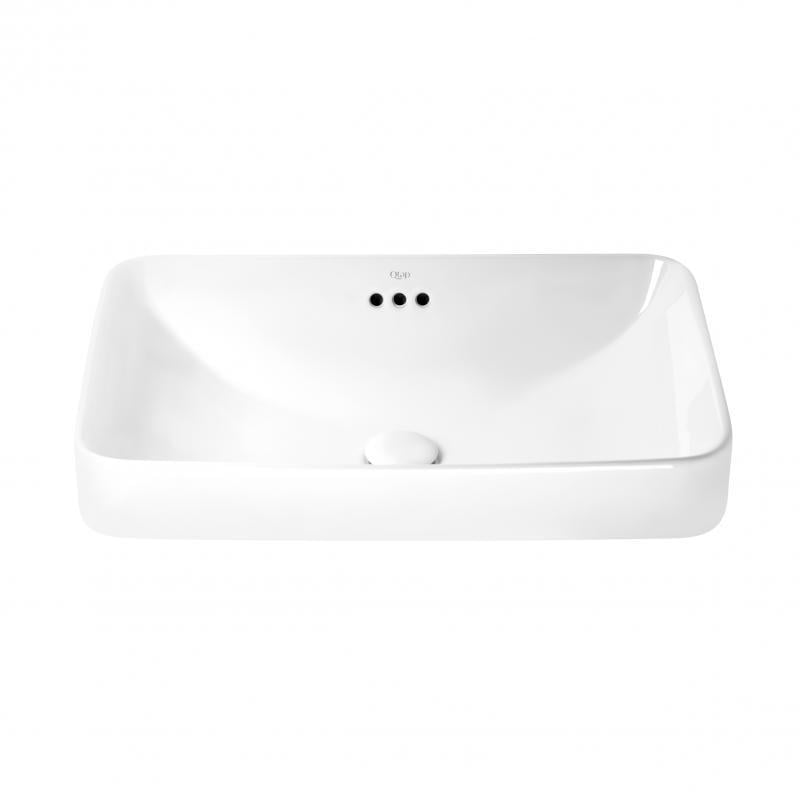 Раковина подвесная моноблок Qtap Jay QT0711K425W White - фото 2