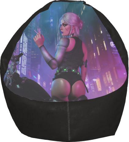 Кресло-груша Cyberpunk Girl Portrait 2 M (13277203)