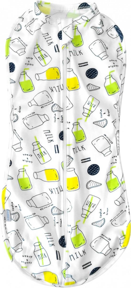 Пеленка-кокон на молнии Dexter's Milk 56-62 см Желтый