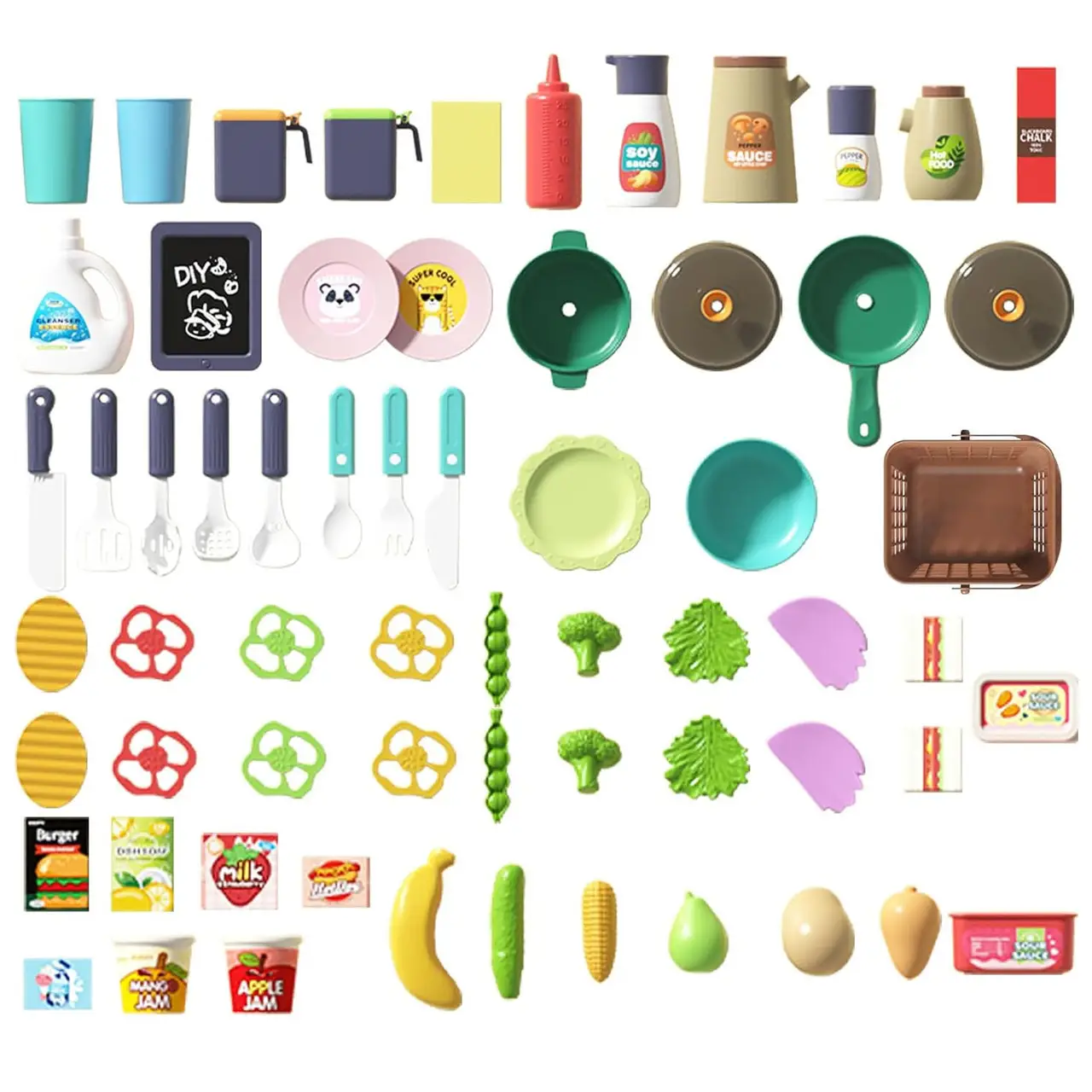 Кухня дитяча 80 см Lolly Kids LK965 та ефекти та 63 аксесуари (9805) - фото 6 Кухня дитяча 80 см Lolly Kids LK965 та ефекти та 63 аксесуари (9805) - фото 6