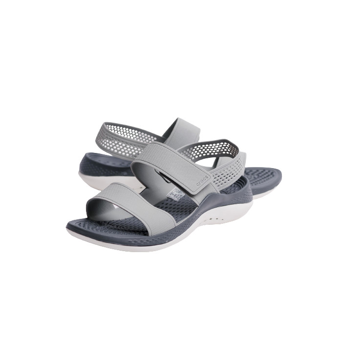 Сандалії жіночі Crocs Sandal Literide 360 Light Grey/Slate Grey р. 39-40 Сірий (24480)