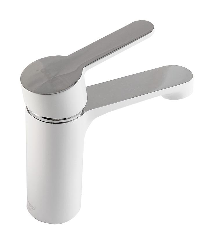 Змішувач для умивальника Frap F1041 Білий/Хром (34367)