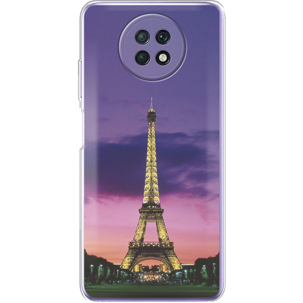 Чехол BoxFace Xiaomi Redmi Note 9T Полночь в Париже Прозрачный силикон (42123-up964-42123)