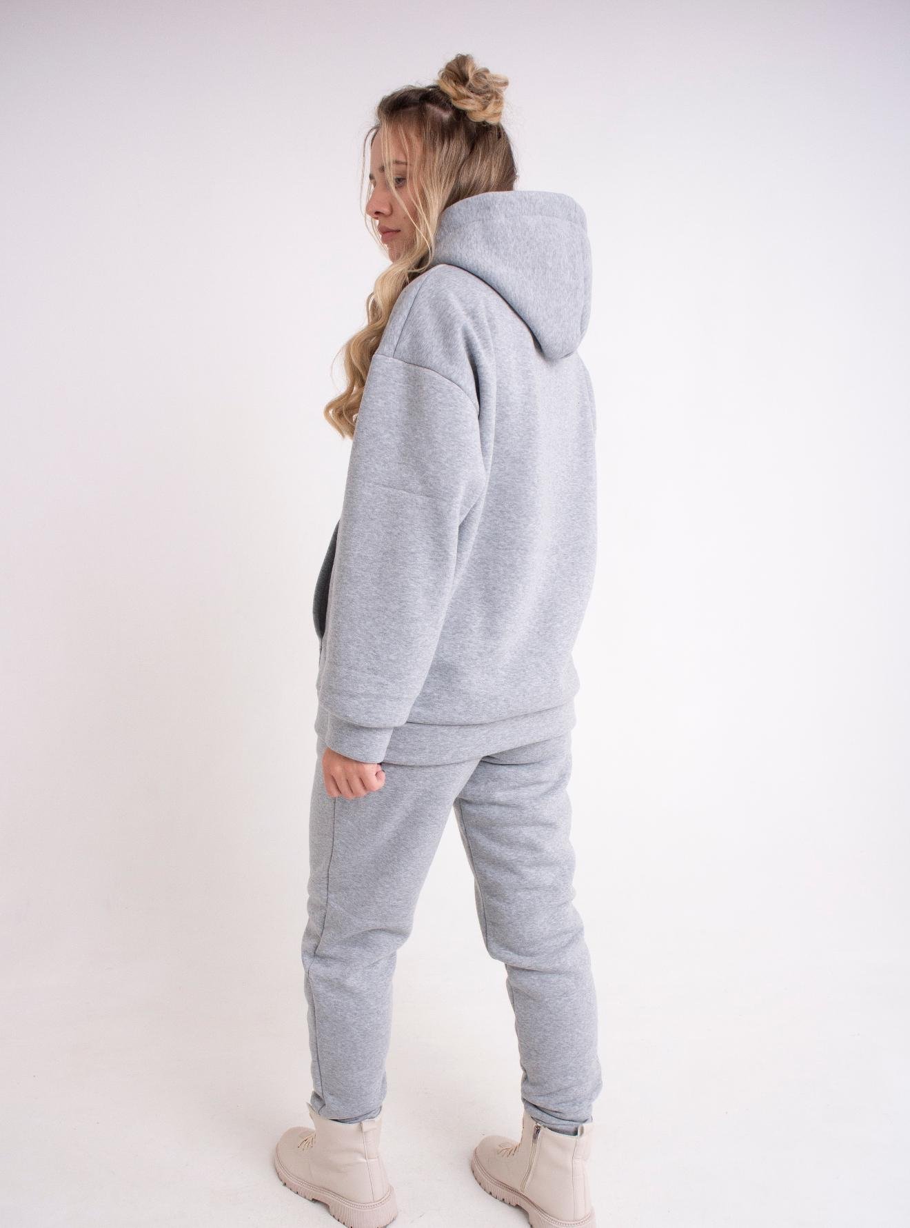 Спортивный костюм женский Олли на флисе р. 54 Серый - фото 3 Спортивный костюм женский Олли на флисе р. 54 Серый - фото 3