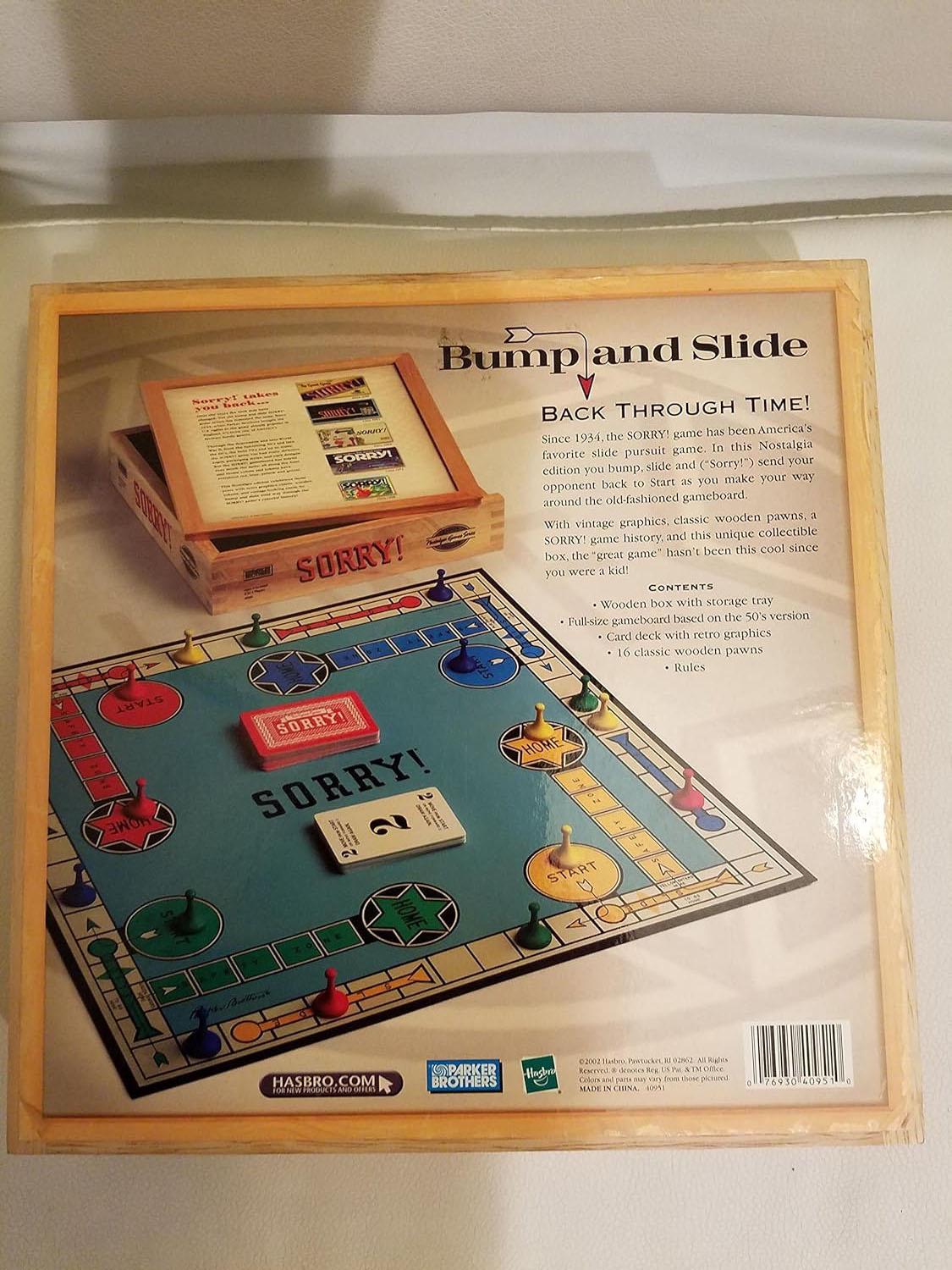 Настільна гра Hasbro Gaming Sorry Nostalgia Amazon x003po0fy5 - фото 2