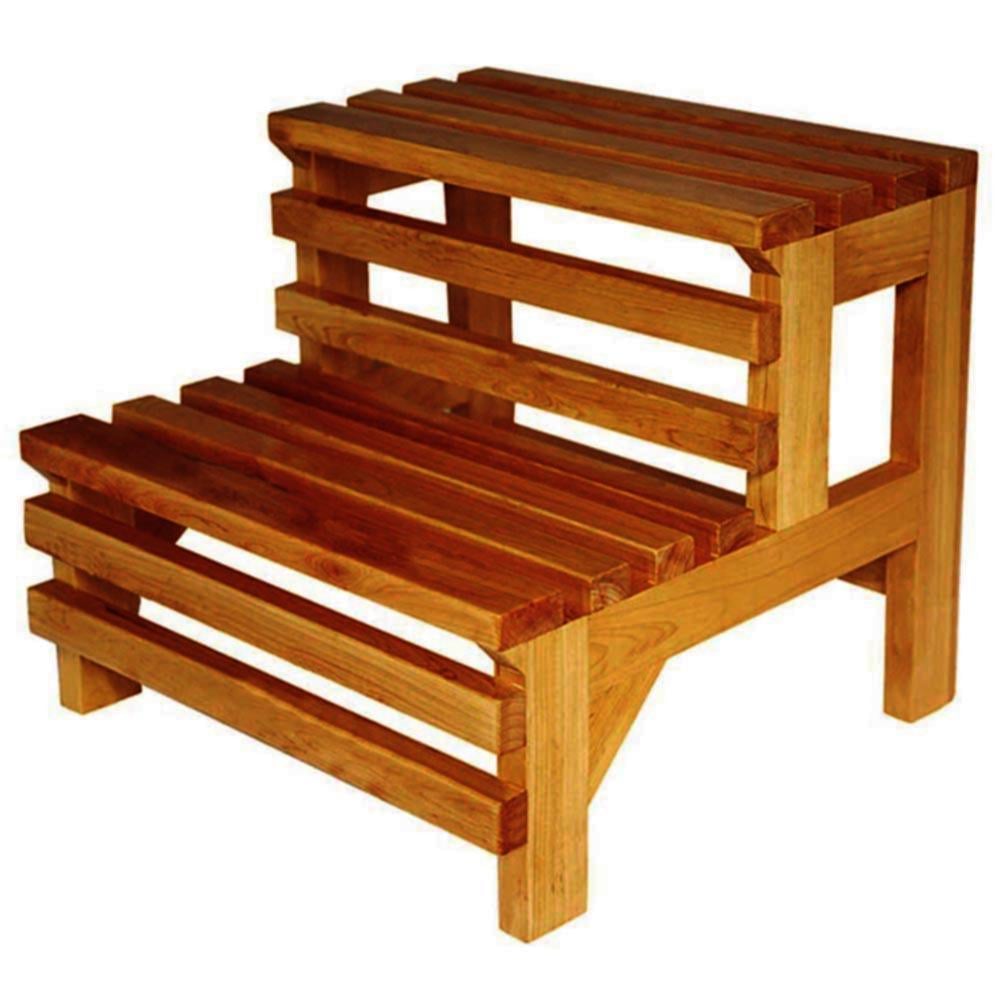 Скамейка-ступенька из дерева Тринити Охра (ССТ-000604)