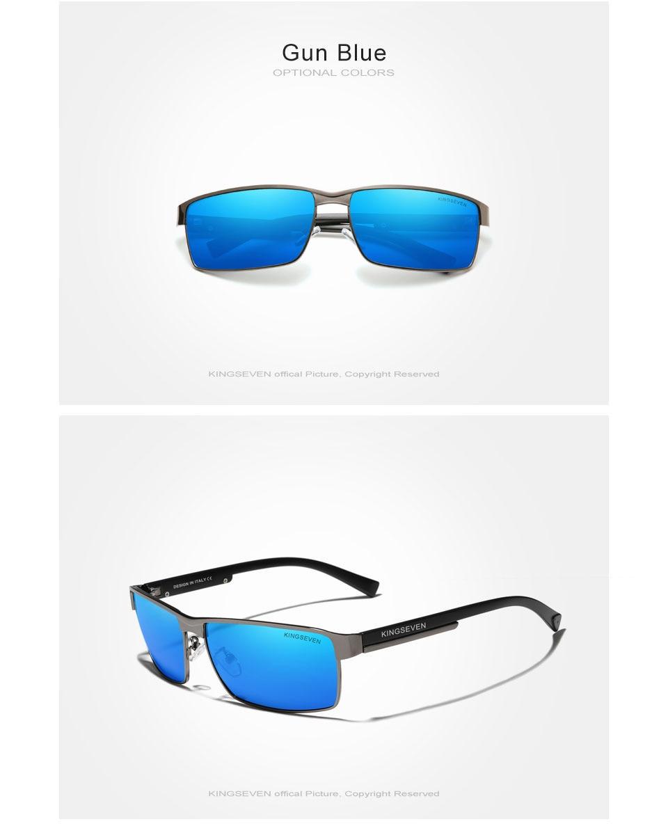 Чоловічі сонцезахисні окуляри для водіїв KINGSEVEN DESIGN N7756 з поляризованими лінзами Синій - фото 4 Чоловічі сонцезахисні окуляри для водіїв KINGSEVEN DESIGN N7756 з поляризованими лінзами Синій - фото 4