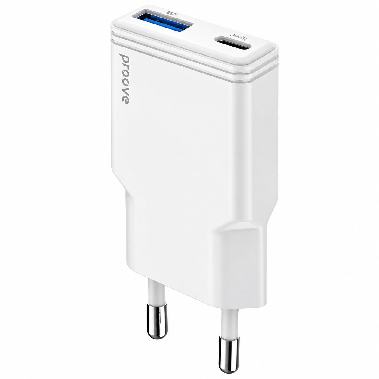 Зарядное устройство Proove Slender 30W Type-C+USB QC4+/PD3.0 Белый (WCSL30110002) Зарядное устройство Proove Slender 30W Type-C+USB QC4+/PD3.0 Белый (WCSL30110002)