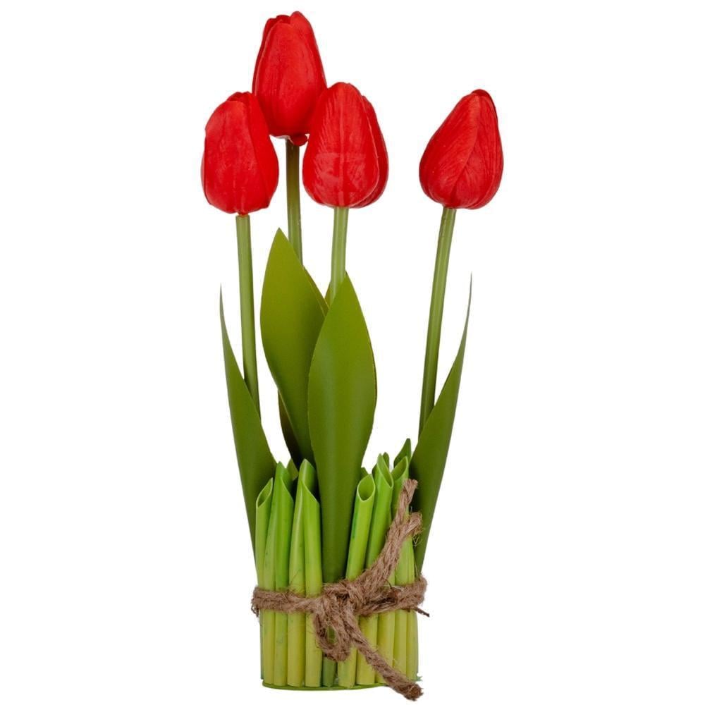 Букет тюльпанов Рапсодия 25,5 см 2 комплекта Красный (9129-012)