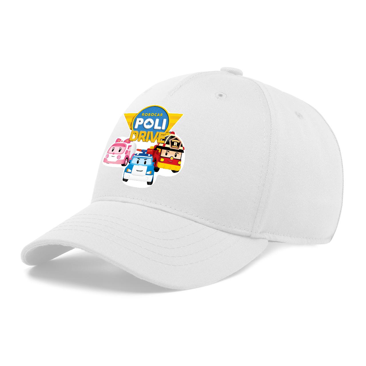 Кепка детская для мальчиков Robocar Poli Белый (34345-1617-WT)