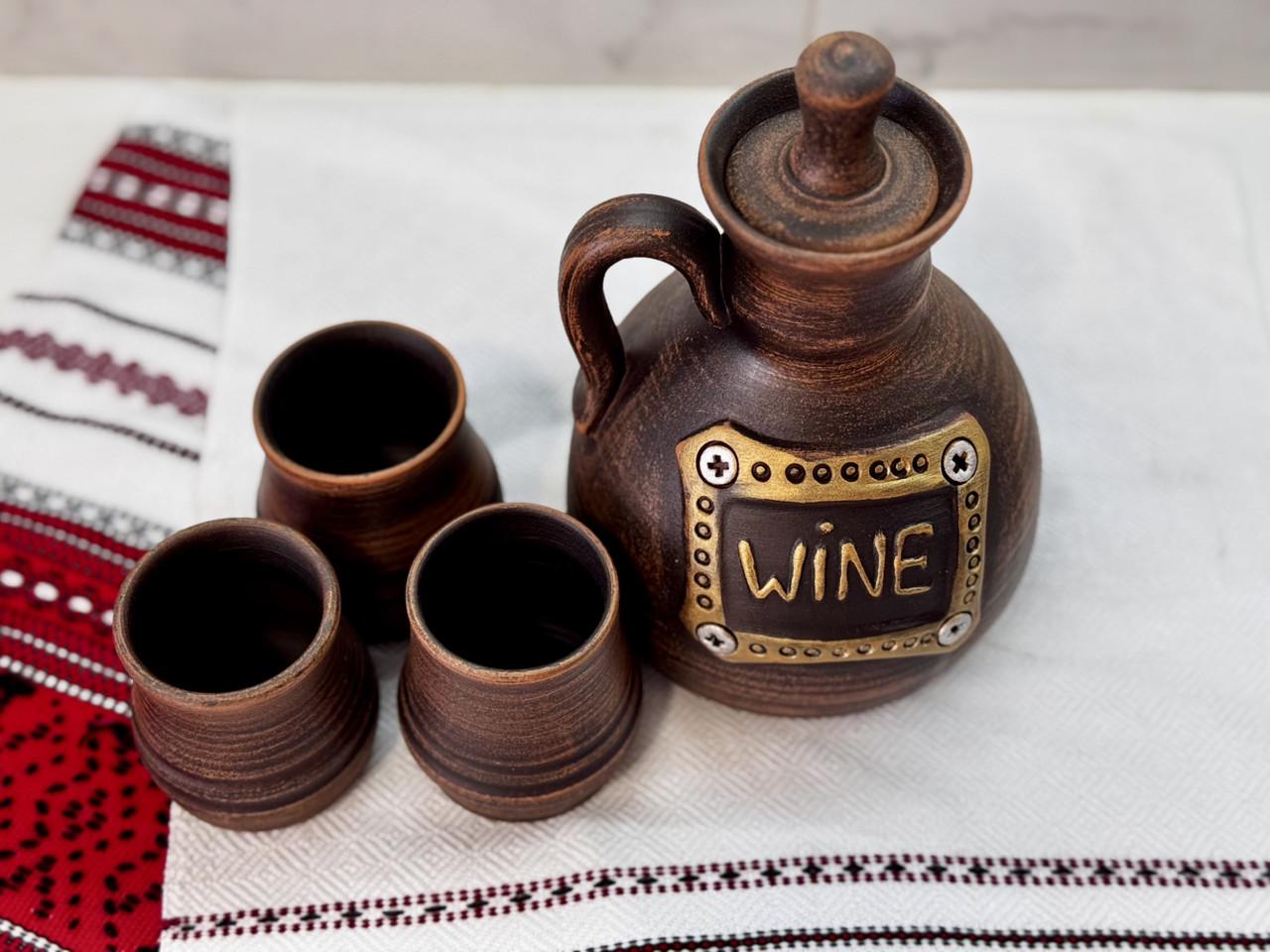 Набір винний штоф 700 мл і келихи 100 мл (2632728080) - фото 3