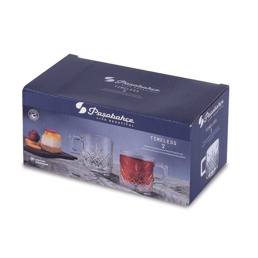 Набір чашок Pasabahce Timeless 195 мл 2 шт. (55452) - фото 3 Набір чашок Pasabahce Timeless 195 мл 2 шт. (55452) - фото 3