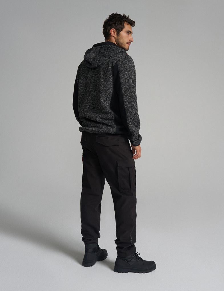 Толстовка чоловіча Diverse DKR CROSS 6 XL Чорний меланж (5905384065568) - фото 3