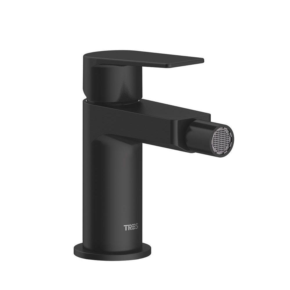 Смеситель для биде Tres Project Colors без донного клапана Черный матовый (211.120.01.NM)