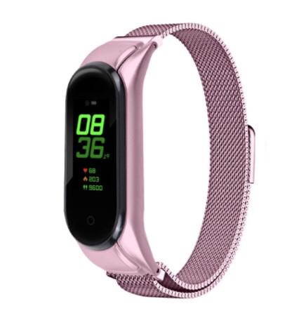 ᐉ Ремінець міланська петля BeWatch для Mi Band 5/6 з магнітною ...