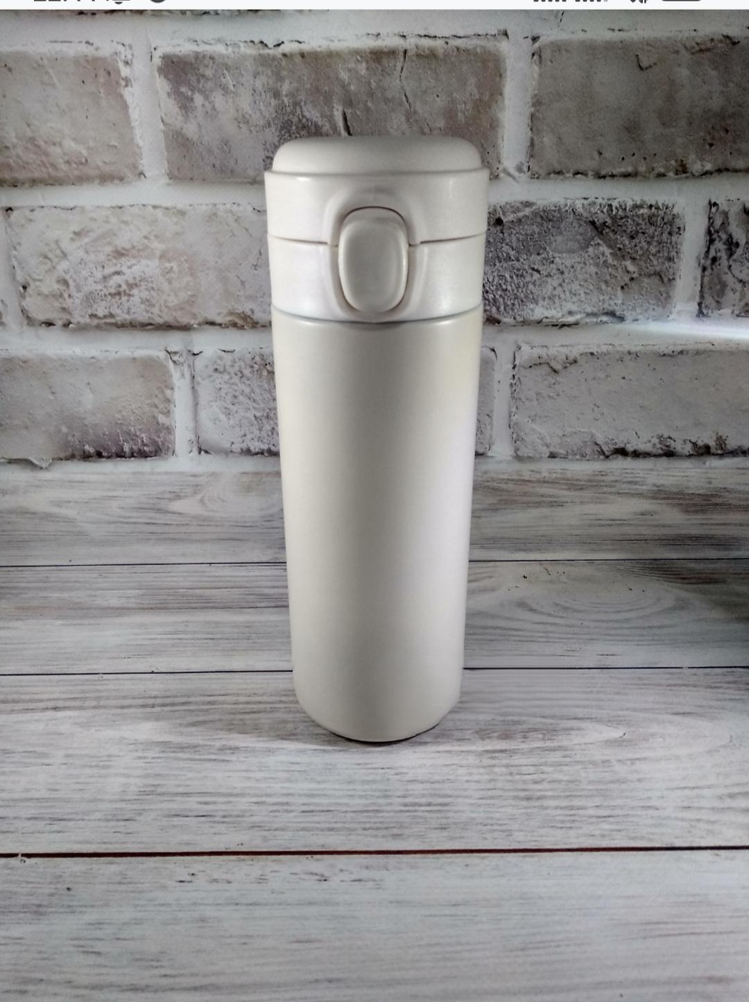 Термочашка Stenson нержавеющая сталь 420 мл Молочный (17923912)