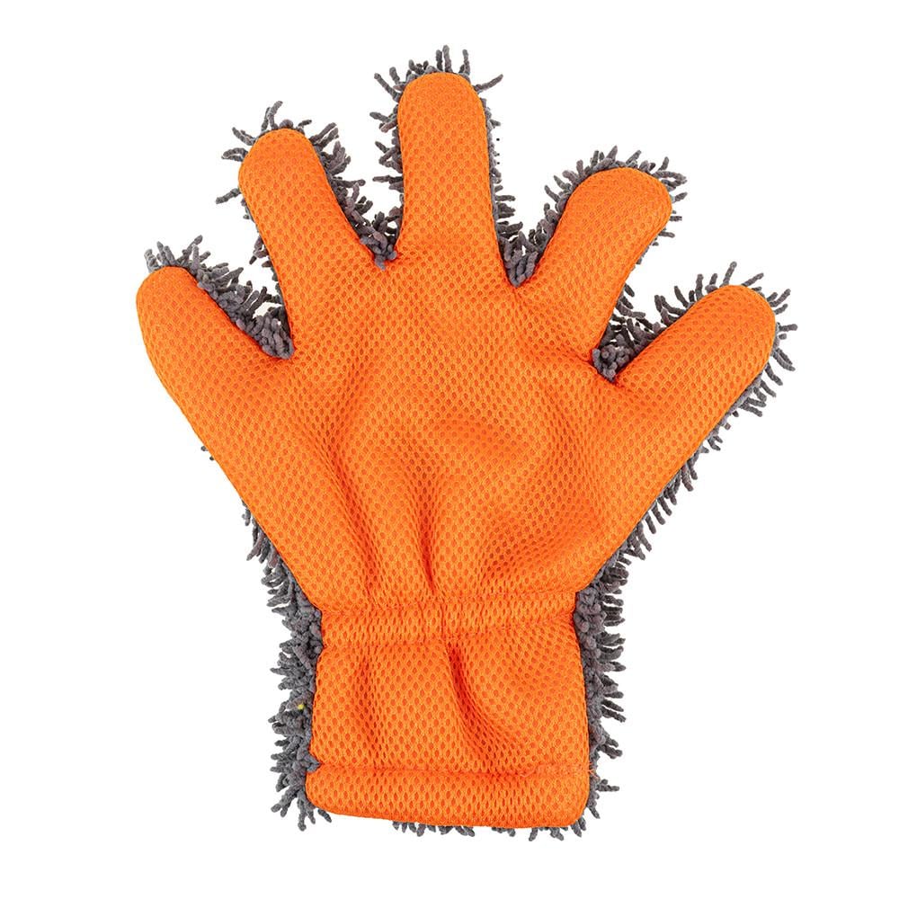 Губка-рукавиця для миття авто мікрофібра Vitol 29х23 см (VSC1373) - фото 5