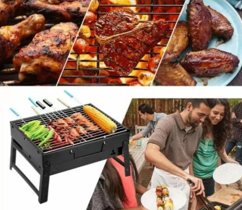 Мангал складной портативный BBQ Grill Portable для барбекю (25590815) - фото 4