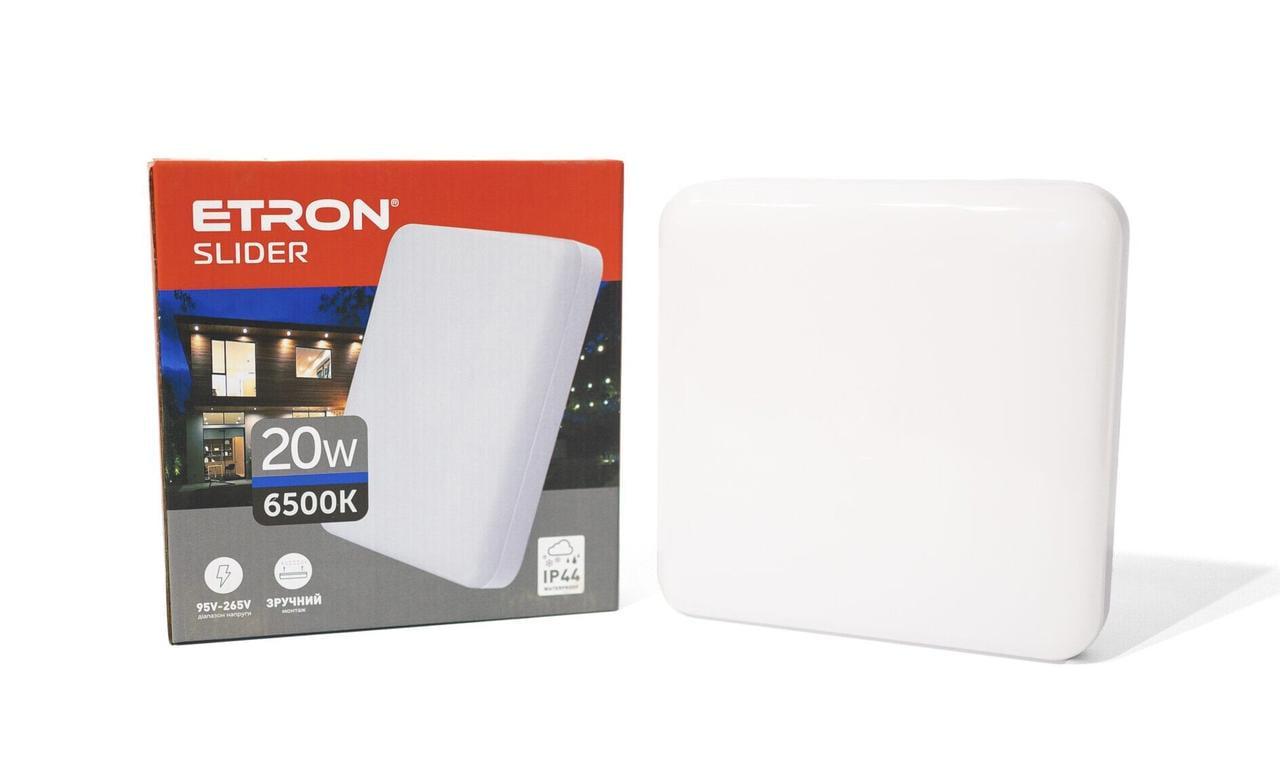 Светильник накладной ETRON Slider 1-EIP-973 20W 95-265V 6500К IP44