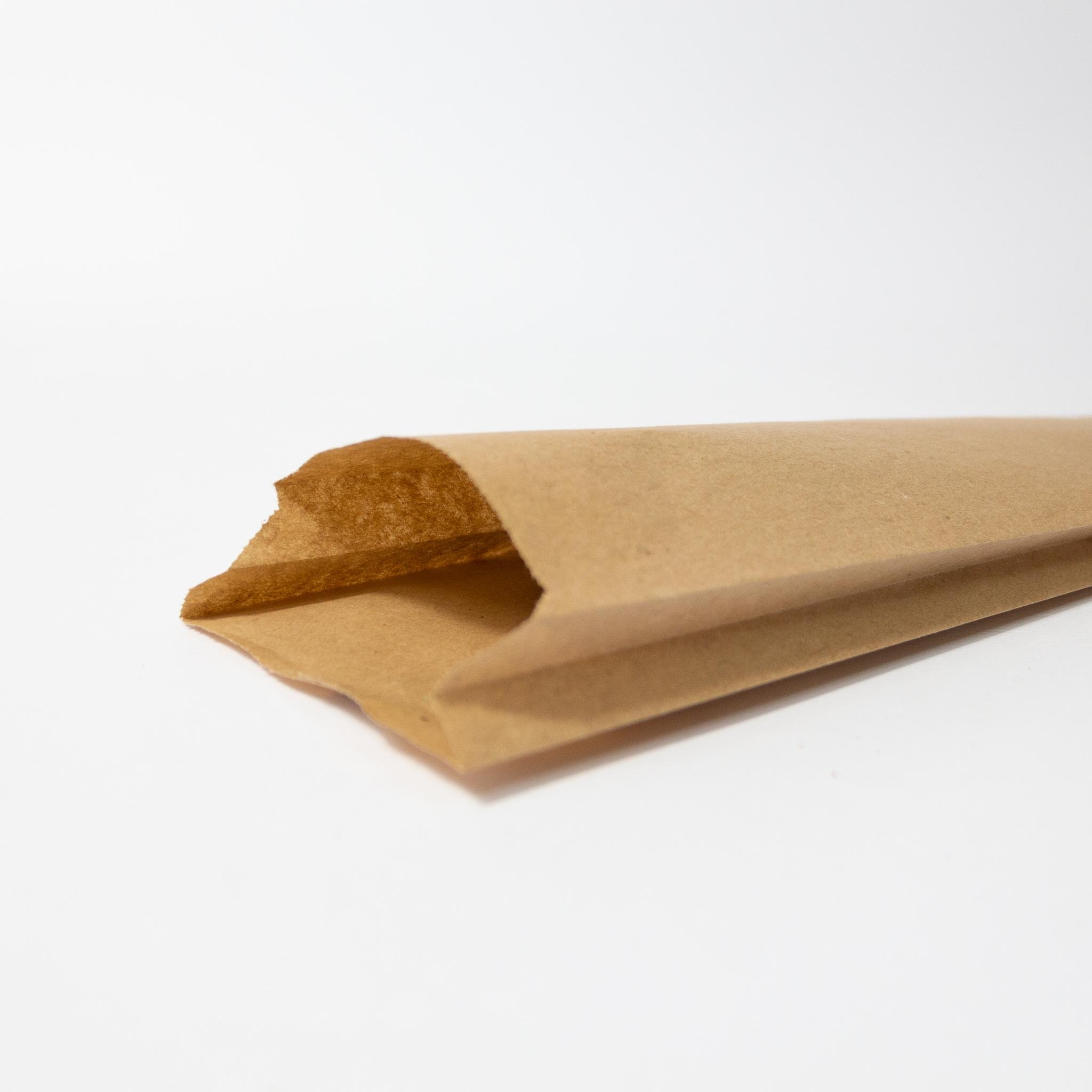 Пакет бумажный для багета 100х40х530 мм крафт 500 шт. Бурый - фото 4