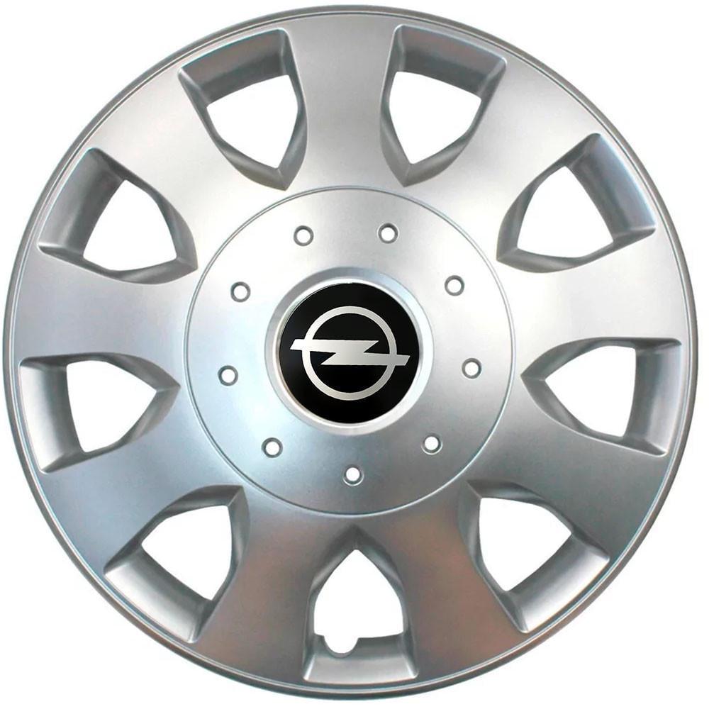 Колпаки SJS R16 с логотипом Opel 400 4 шт. Серебристый (2654561564)