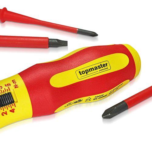 Набор бит с держателем Topmaster 1000 V 13 шт. (225109) - фото 5 Набор бит с держателем Topmaster 1000 V 13 шт. (225109) - фото 5