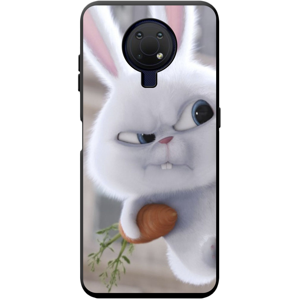 Чехол BoxFace Nokia G10 Rabbit Snowball Черный силикон (42626-up1116-42880)