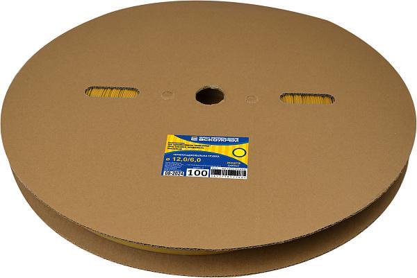 Трубка термоусаджувальна АСКО-УКРЕМ 12/6 мм 100 м Жовтий (28685361)