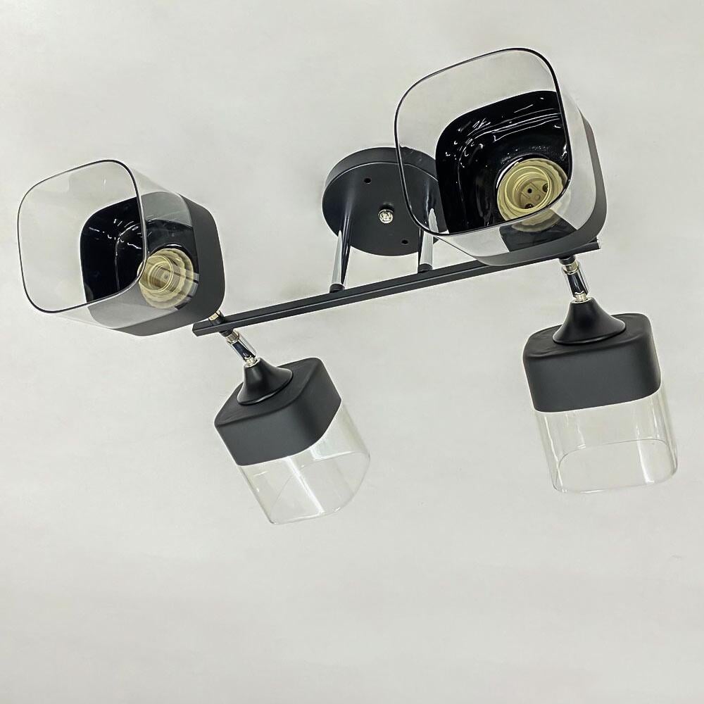 Люстра потолочная Light House SRS-20311/4 Черный/Хром