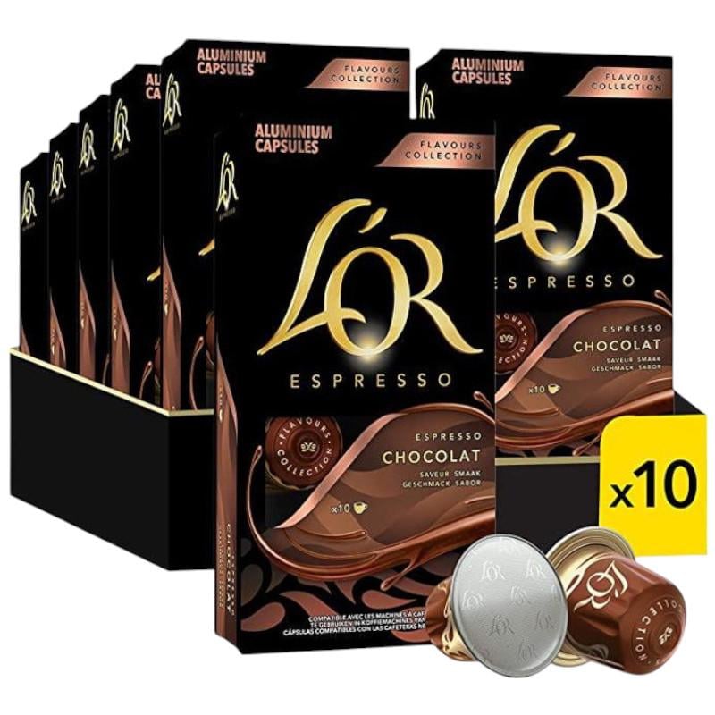 Набор кофе в капсулах L'OR Espresso Chocolat 100 капсул Набор кофе в капсулах L'OR Espresso Chocolat 100 капсул