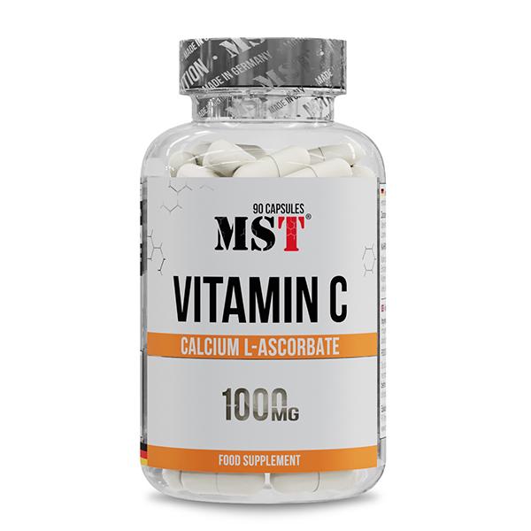 Вітамін C для спорту MST Nutrition Vitamin C Calcium L-ascorbate 90 капс. (000025161)