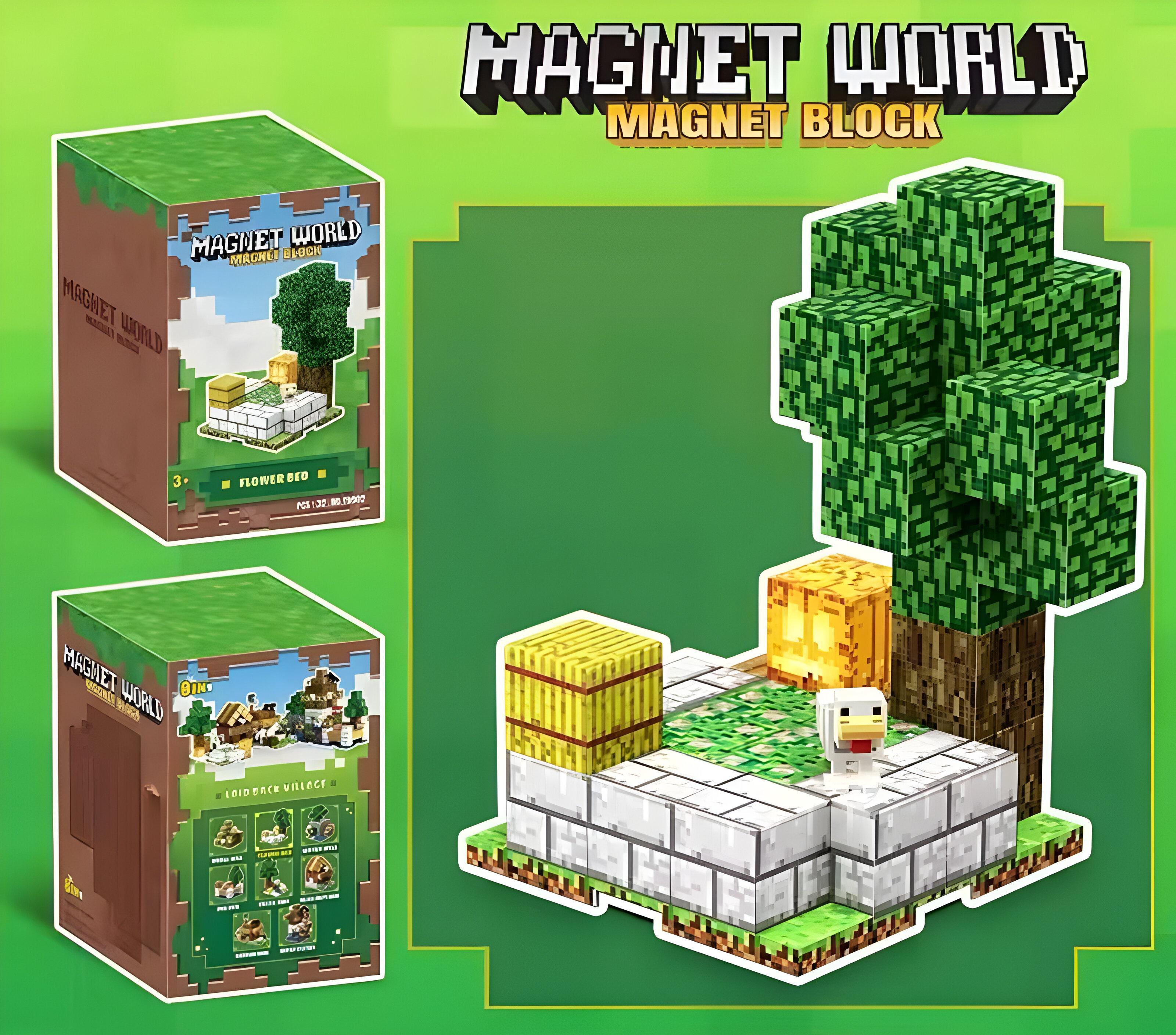 Конструктор дитячий магнітний Minecraft Відпочинок 32 дет. (T9902) - фото 4 Конструктор дитячий магнітний Minecraft Відпочинок 32 дет. (T9902) - фото 4