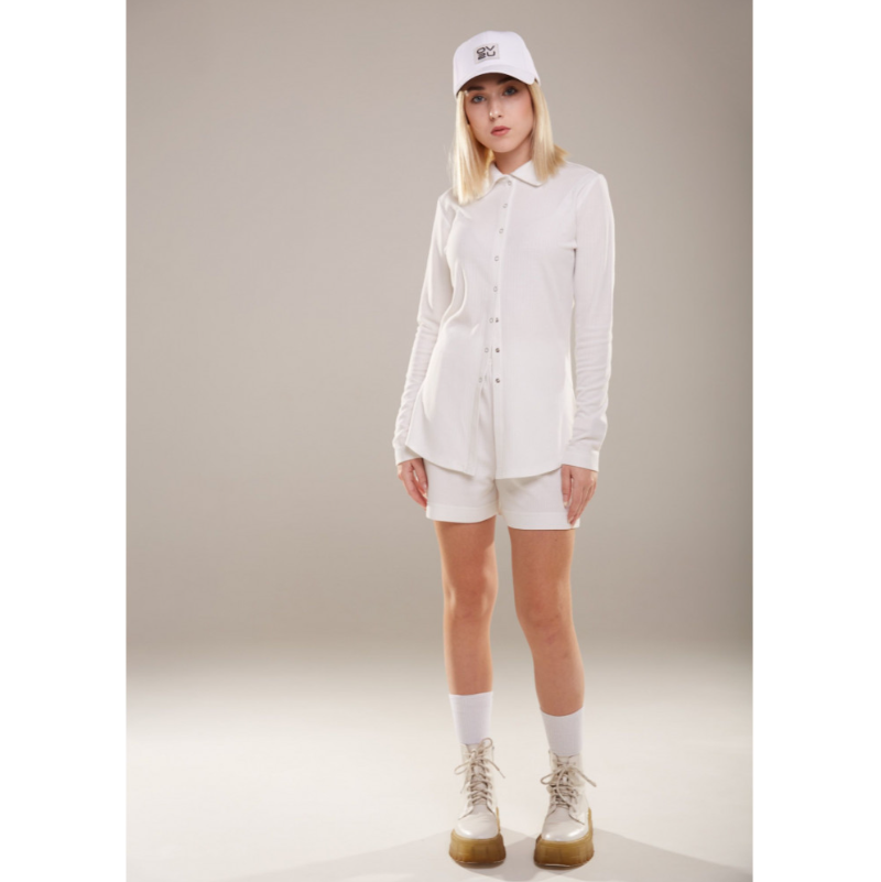 Рубашка подростковая для девочки OV2U р. 164 Белый (30641016)