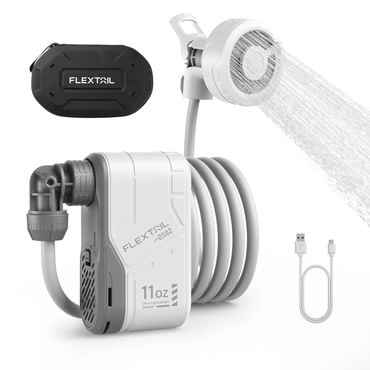 Душ портативний Flextail Max Shower з кейсом (34789026) Душ портативний Flextail Max Shower з кейсом (34789026)