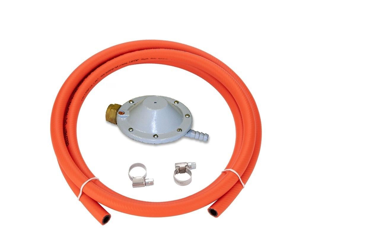 Комплект для подключения к газовому баллону редуктор/шланг Bradas 2 м/хомута (828) Комплект для подключения к газовому баллону редуктор/шланг Bradas 2 м/хомута (828)