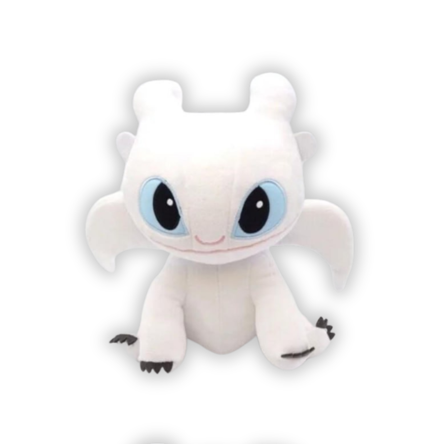 Мягкая игрушка дракон Беззубик дневная фурия Как приручить дракона 25 см Белый (9082/25)