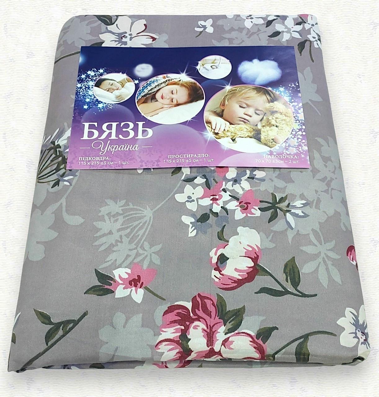 Комплект постільної білизни з бязі см-08 двоспальне 175х215 см (6978) - фото 2