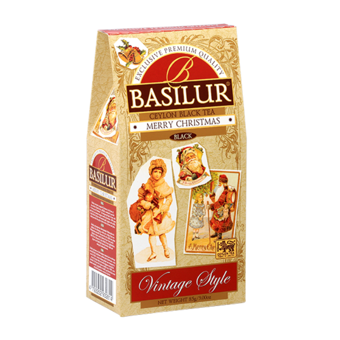 Чай черный Basilur Винтаж Счастливое рождество 85 г картонная коробка (bal13)
