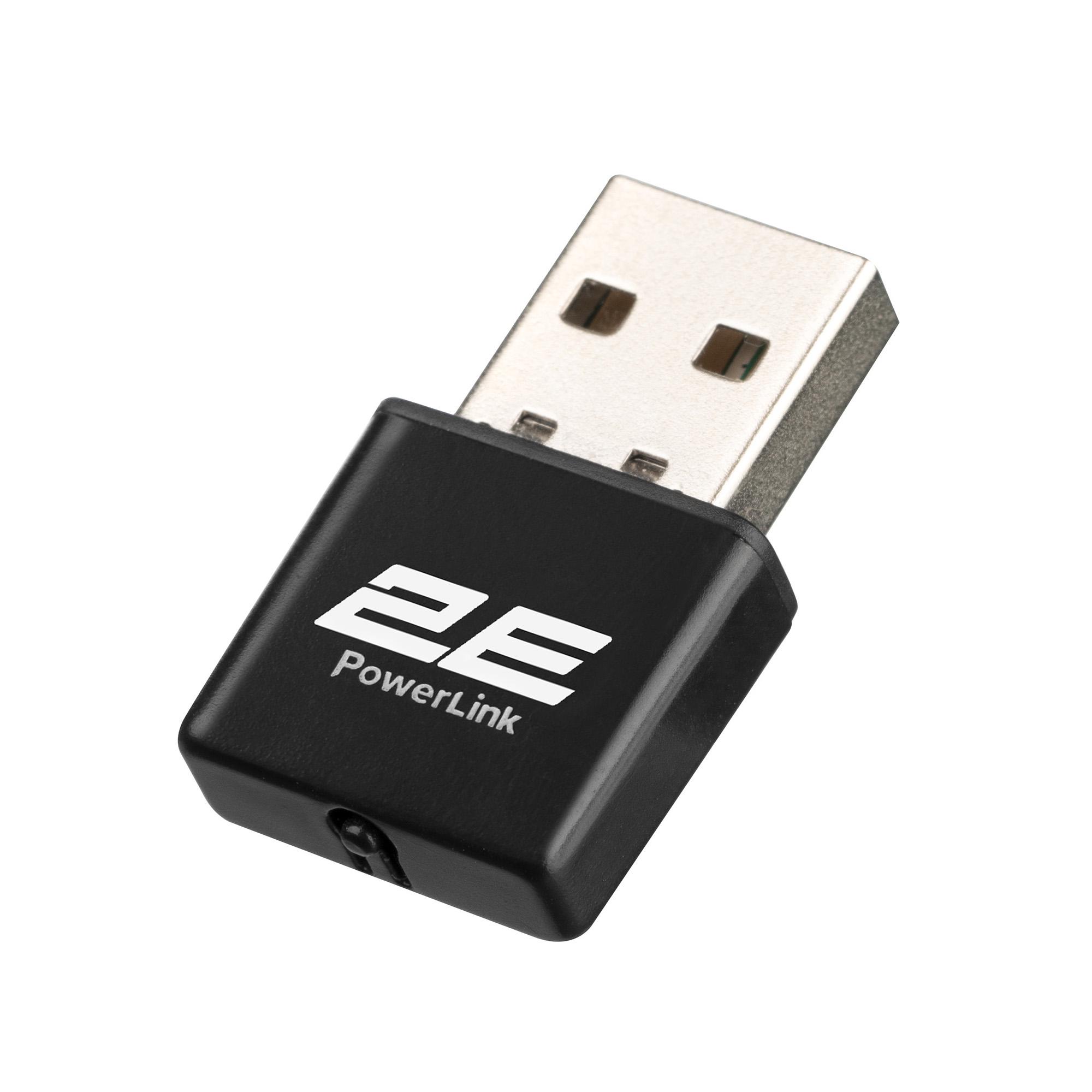 Адаптер Wi-Fi 2E PowerLink WR812 N300 USB 2.0 Черный (ERC-2E-WR812) - фото 3