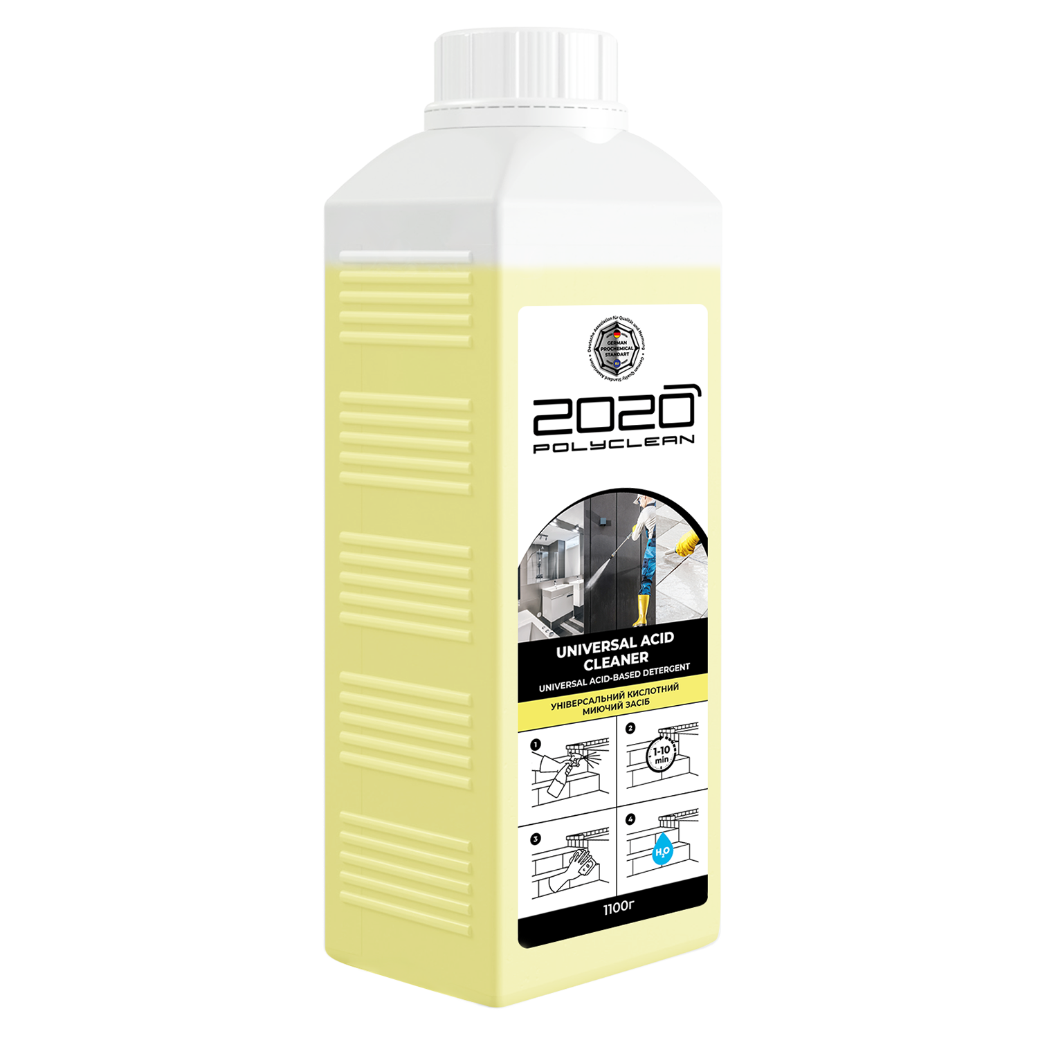 Моющее средство универсальное кислотное 2020 Polyclean Universal acid cleaner 1,1 кг (29423845)