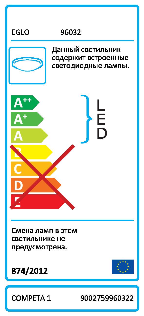Потолочный светильник Eglo Competa 1 (96032) - фото 2