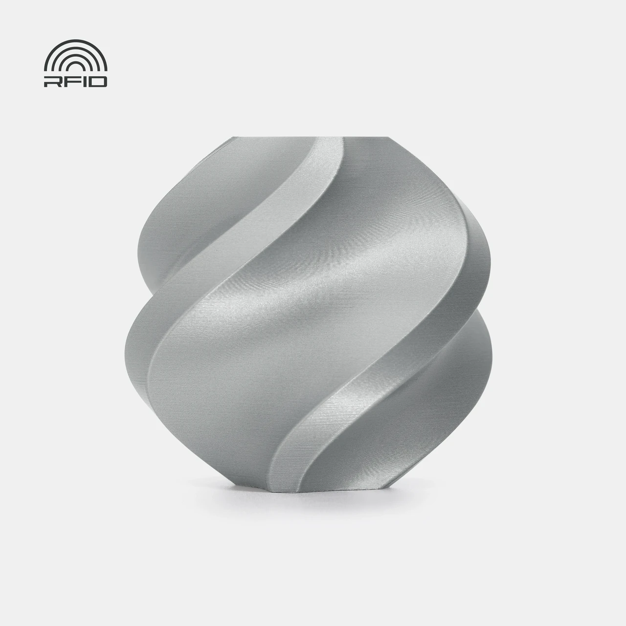 Пластик Bambu Lab PLA Basic с RFID-меткой и катушкой Silver (10102)