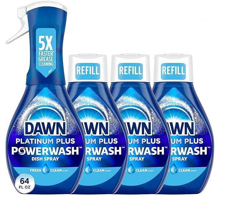 Спрей для миття посуду Dawn Platinum 480 мл 4 шт.