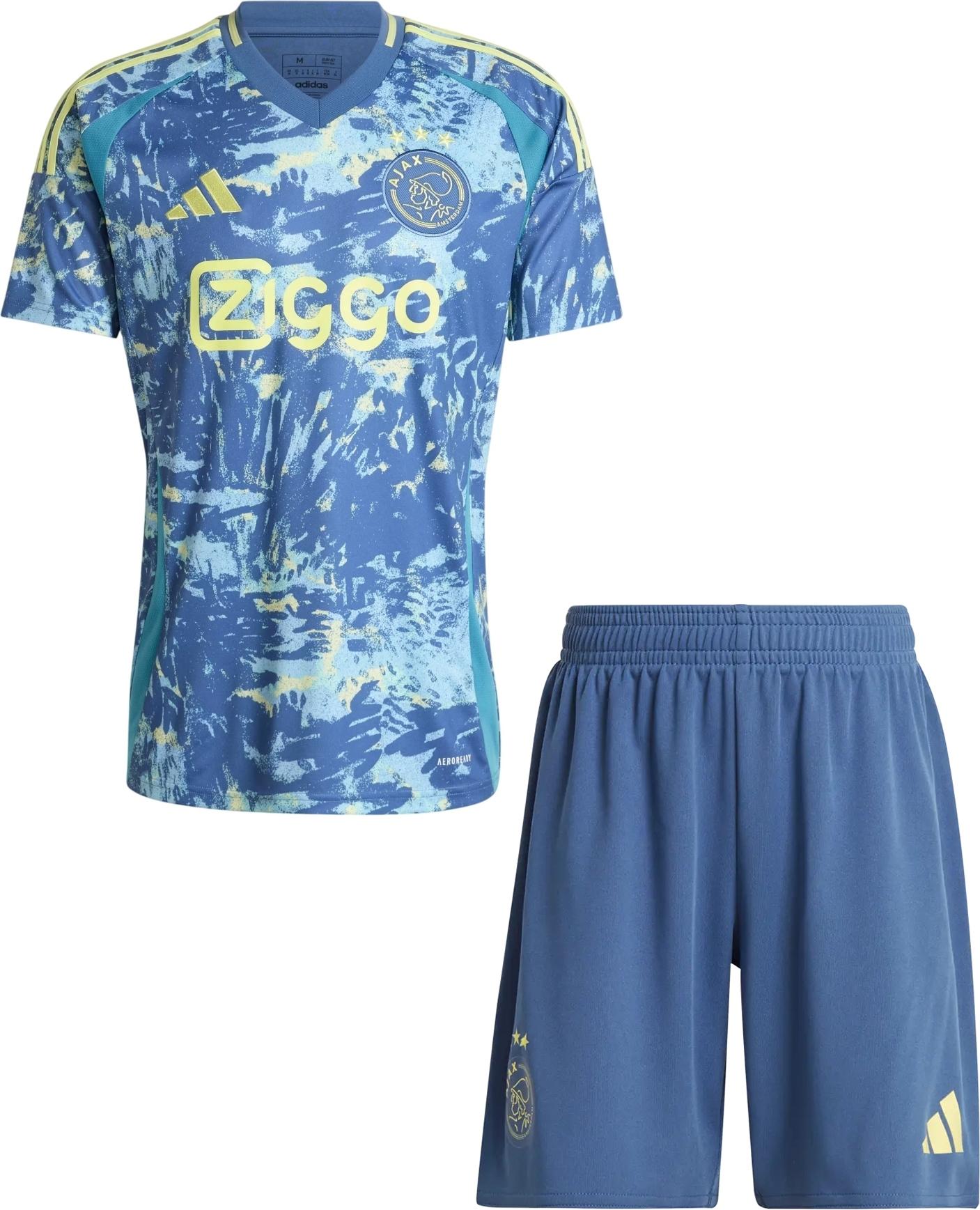 Футбольная форма Аякс 2024-2025 выездная XL Сине-желтый (F0069)