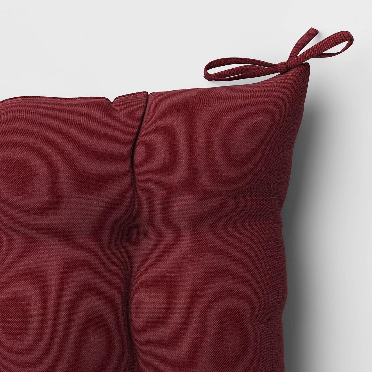 Подушка на стілець/лавку BIG YETI 50x50x5 см квадратна тканина бавовна Бордовий (6149518) - фото 3 Подушка на стілець/лавку BIG YETI 50x50x5 см квадратна тканина бавовна Бордовий (6149518) - фото 3