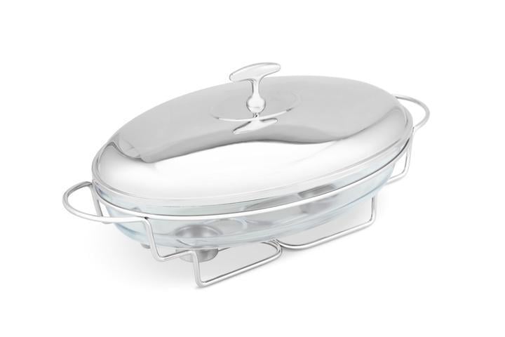 Марміт настільний зі скляною ємністю з підігрівом на підставці 3,2 л (EB-1443) - фото 1