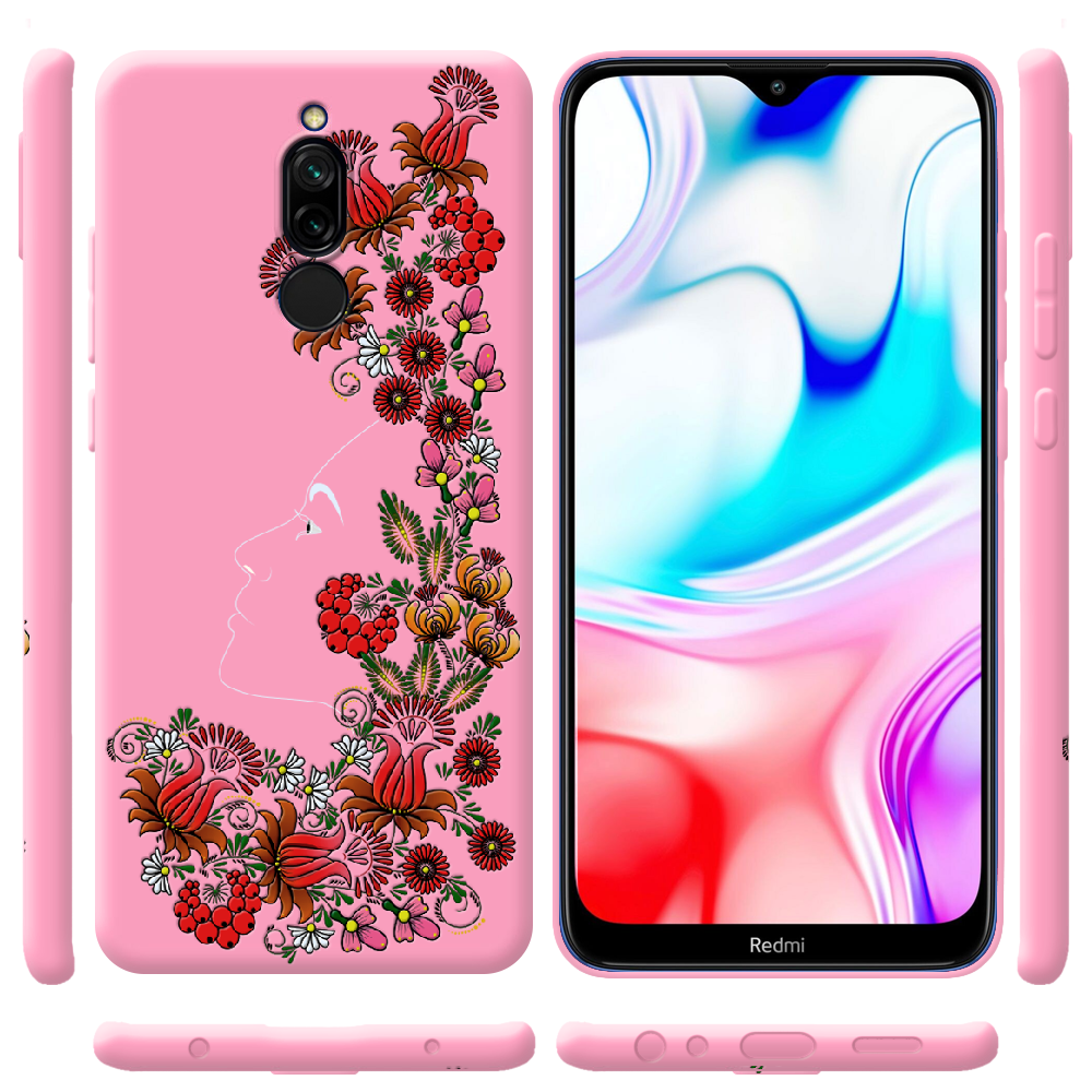 Чохол Boxface Xiaomi Redmi 8 3D Ukrainian Muse Рожевий силікон (38411-bk64-38676) - фото 2 Чохол Boxface Xiaomi Redmi 8 3D Ukrainian Muse Рожевий силікон (38411-bk64-38676) - фото 2