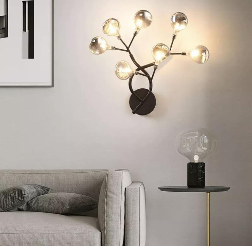 Светильник Line.F флористический настенный Прозрачный (1578_2380)