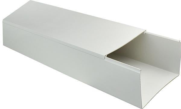 Канал кабельный АСКО 150x100 мм 2 пог.м ПВХ Белый (A0070010028)